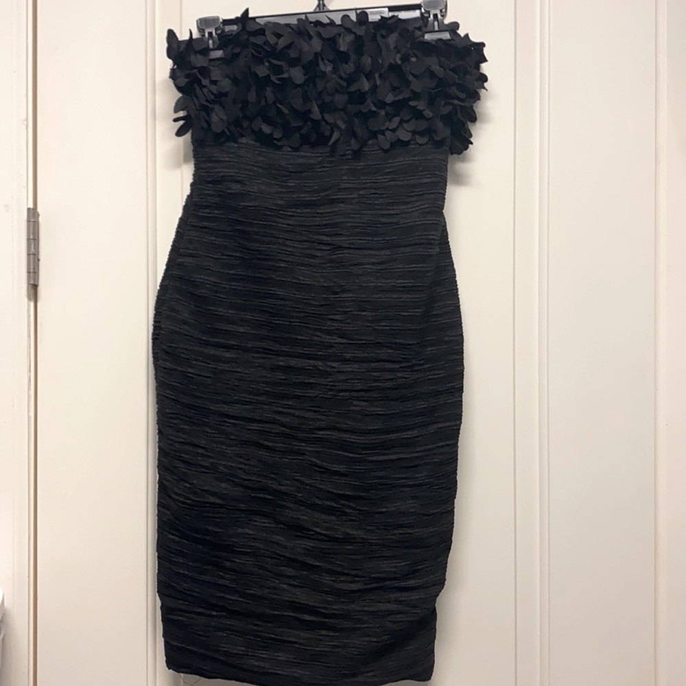 Black strapless dress size medium
